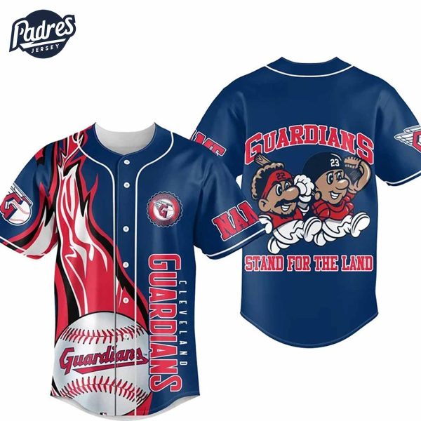 Cleveland Gardians Stand For The Land Baseball Jersey 2