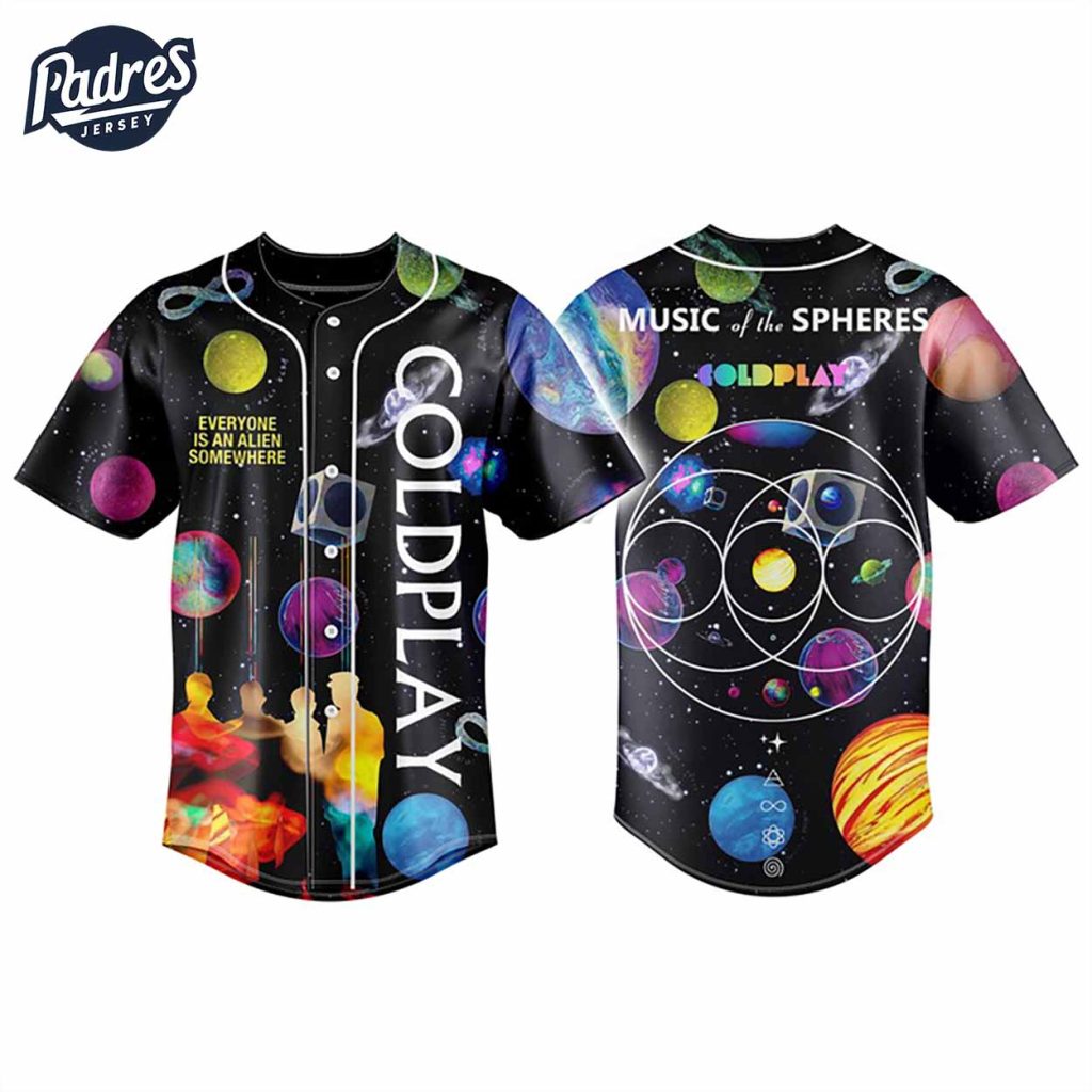 Coldplay Music Of Spheres Baseball Jersey