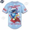 Custom Dear Santa Stitch Christmas Baseball Jersey 3