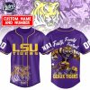 Custom Faith Family Lsu Tigers Football Baseball Jersey 1