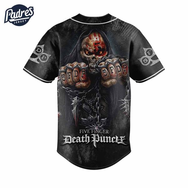 Custom Five Finger Death Punch 5fdp Baseball Jersey Gifts 2