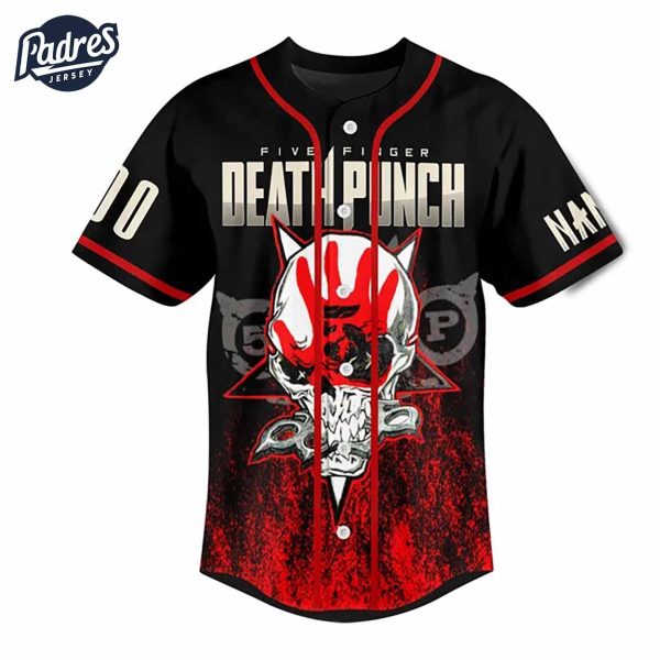 Custom Five Finger Death Punch Baseball Jersey Wrong Side Of Heaven 2