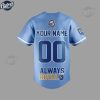 Custom Kansas City Royals Blue Baseball Jersey Gifts 4