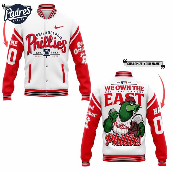 Custom MLB Philadelphia Phillies Baseball Jacket 1