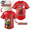 Custom Mario Christmas baseball Jersey Mari Christmas Im Jumping Shell When Jingle Bell 1