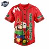 Custom Mario Christmas baseball Jersey Mari Christmas Im Jumping Shell When Jingle Bell 2