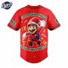 Custom Mario Christmas baseball Jersey Mari Christmas Im Jumping Shell When Jingle Bell 3