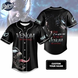 Custom Movie Venom The Last Dance Baseball Jersey 1