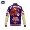 Custom NCAA Clemson Tigers Baseball Jacket 3