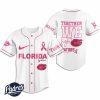 Custom NCAA Florida Gators Breast Cancer Baseball Jersey 2