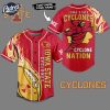 Custom NCAA Iowa State Cyclones Football Baseball Jersey 1