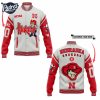 Custom NCAA Nebraska Cornhuskers Football Baseball Jacket 1