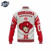 Custom NCAA Nebraska Cornhuskers Football Baseball Jacket 3