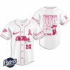 Custom NCAA Ole Miss Rebels Breast Cancer Baseball Jersey 2