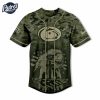 Custom NCAA Penn State Nittany Lions Eagle Camo Baseball Jersey 2