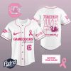 Custom NCAA South Carolina Gamecocks Breast Cancer Baseball Jersey 1