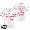 Custom NFL Baltimore Ravens Breast Cancer Baseball Jersey 2