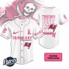 Custom NFL Tampa Bay Buccaneers Breast Cancer Baseball Jersey 1