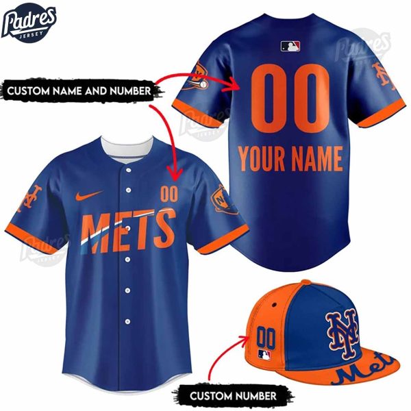 Custom New York Mets MLB Baseball Jersey Just For You 1