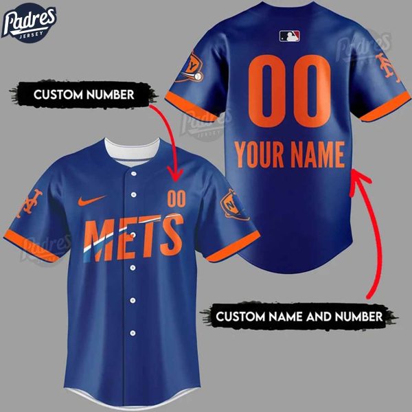 Custom New York Mets MLB Baseball Jersey Just For You 2