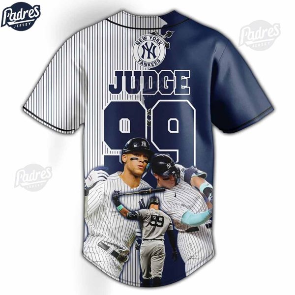 Custom New York Yankees Judge Baseball Jersey Style 3