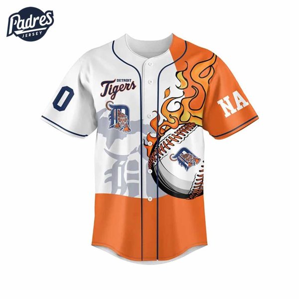 Custom October Ready Detroit Tigers Baseball Jersey 3