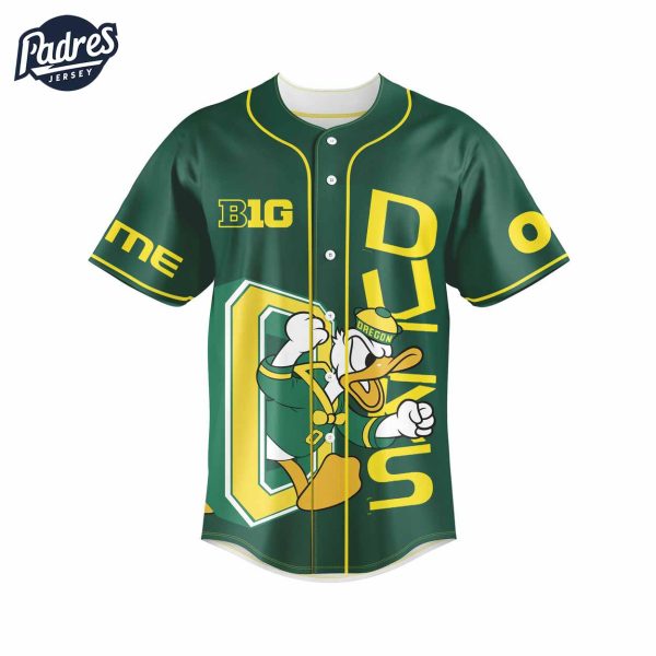 Custom Oregon Ducks Football Baseball Jersey Gifts Family 2