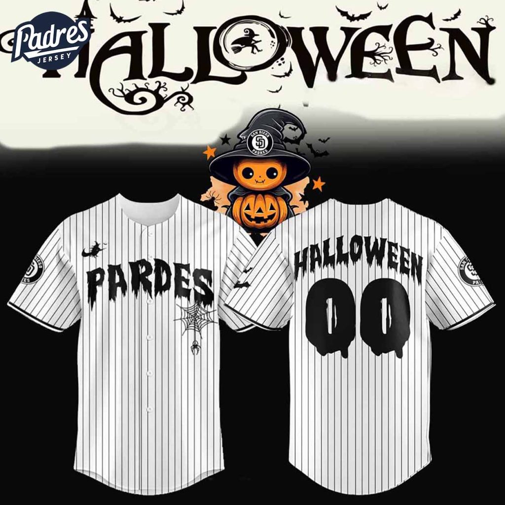 Custom San Diego Padres Happy Halloween Baseball Jersey