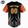 Custom Team Baseball Jerseys Black And Orange 2