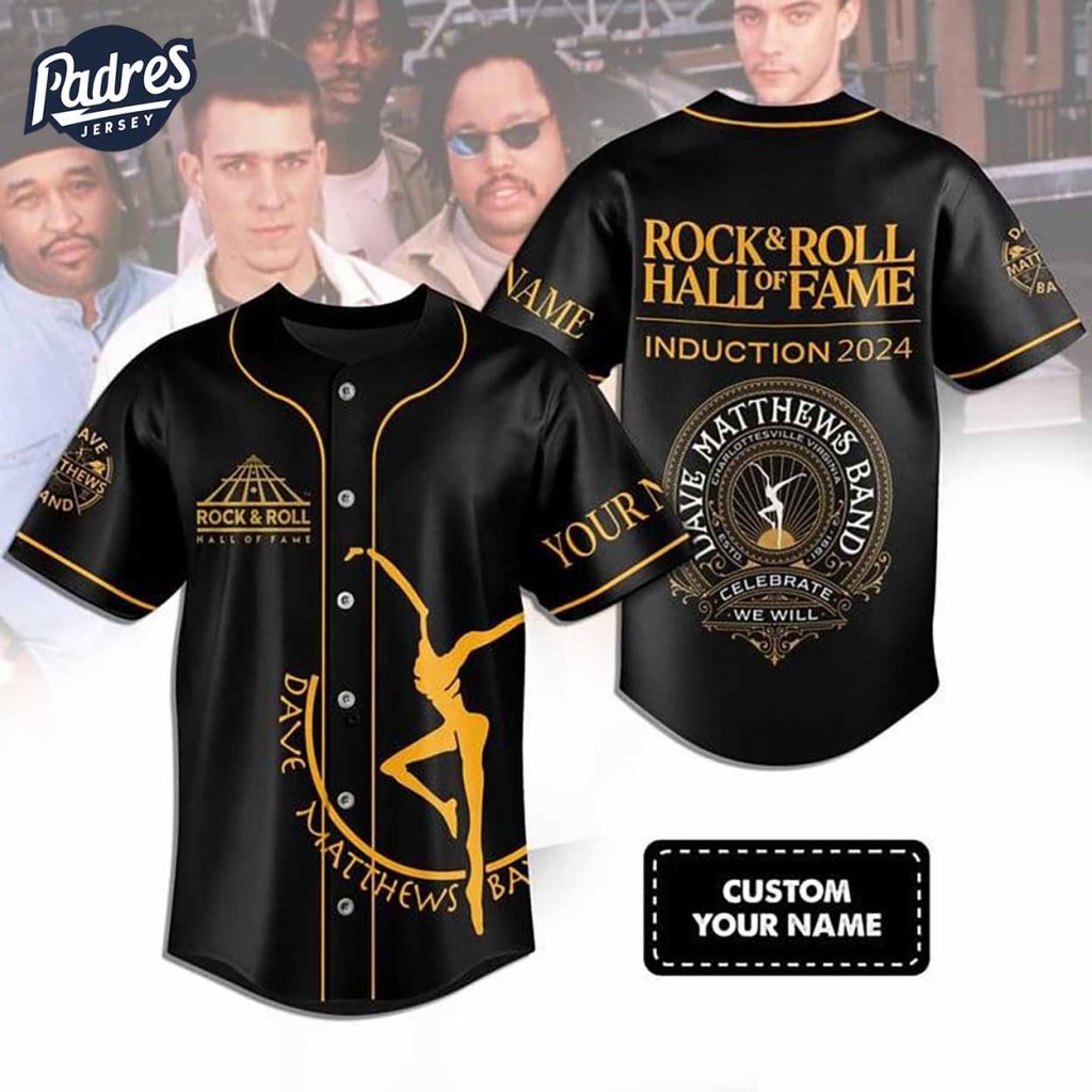 Dave Matthews Band Rock And Roll Hall Of Fame 2024 Custom Baseball Jersey Style