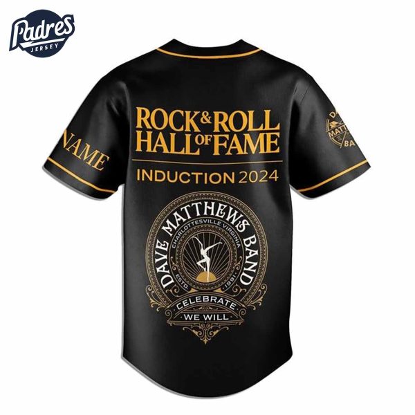 Dave Matthews Band Rock And Roll Hall Of Fame 2024 Custom Baseball Jersey Style 2