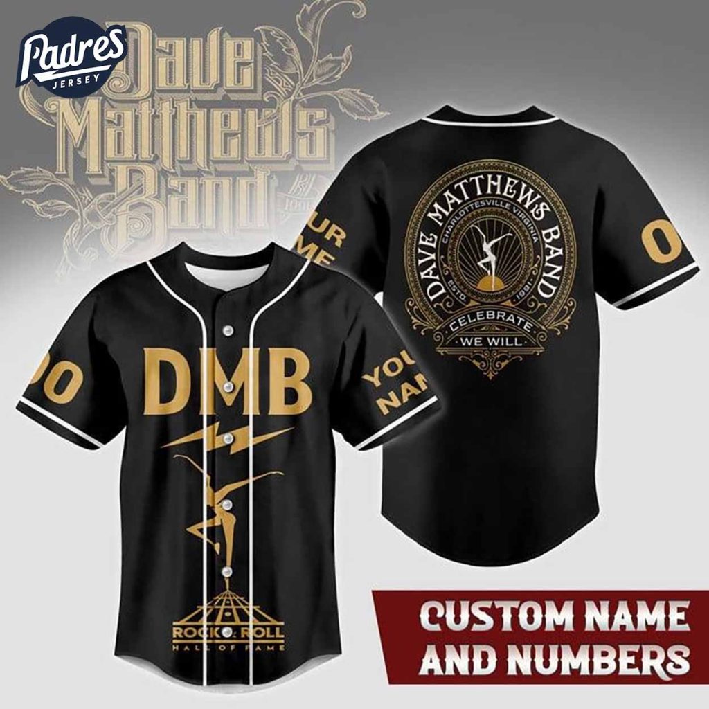 Dave Matthews Band Rock Hall 2024 Custom Baseball Jersey