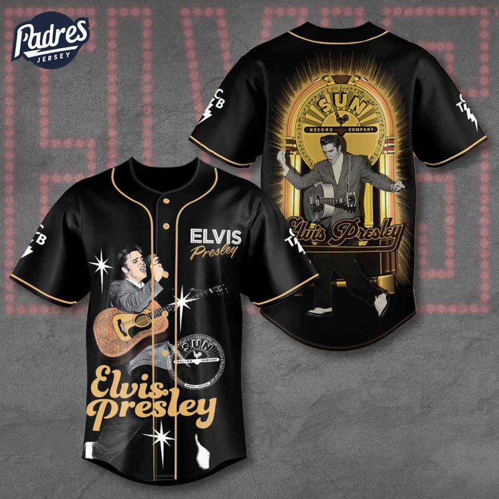 Elvis Presley Sun Records Baseball Jersey