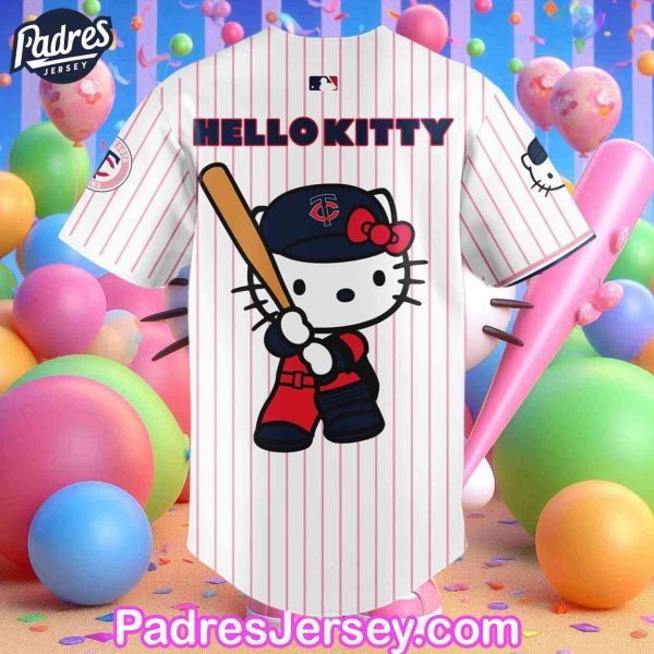 Hello Kitty x Minnesota Twins 2024 Baseball Jersey 2