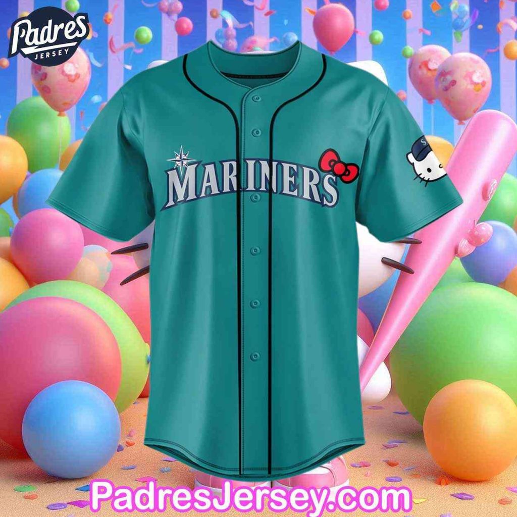 Hello Kitty x Seattle Mariners 50th Anniversary Baseball Jersey