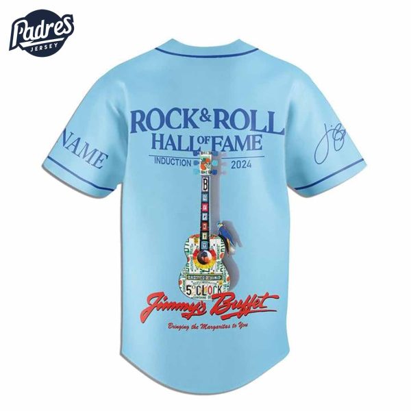 Jimmy Buffett Rock And Roll Hall Of Fame Custom Baseball Jersey 2