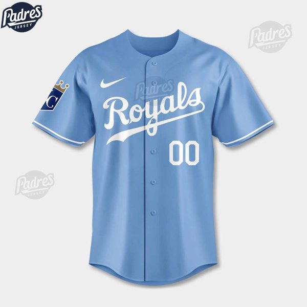 Kansas City Royals Lugo Light Blue Baseball Jersey Style 1