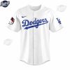 Los Angeles Dodgers Hello Kitty Cute Baseball Jersey 1