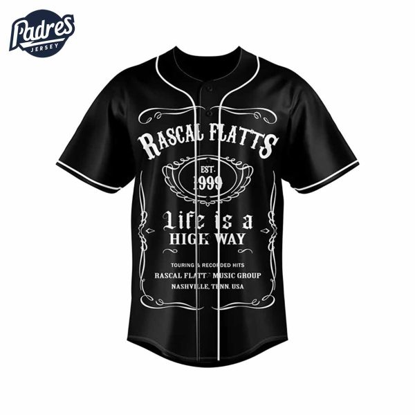 Music Rascal Flatts Baseball Jersey 1999 2024 25th Anniversary 2