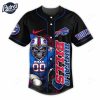 NFL Buffalo Bills Fear The Bills 2024 Halloween Baseball Jersey 3