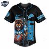 NFL Detroit Lions Fear The Lions Halloween Baseball Jersey 2