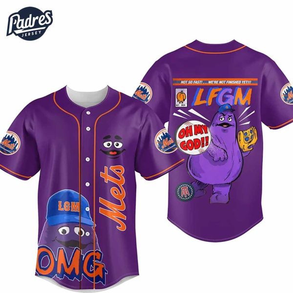 New York Mets LFGM Baseball Jersey 4