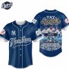 New York Yankees Yay Sports NLCS 2024 Custom Number Baseball Jersey 4