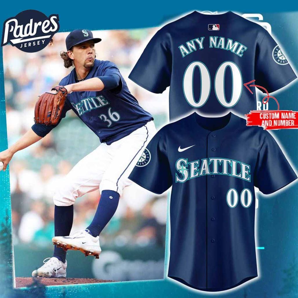 Personalized Seattle Mariners 2024 Baseball Jersey Style