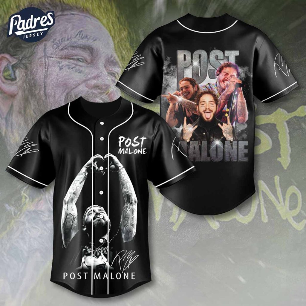 Post Malone I Love Fans Baseball Jersey Style