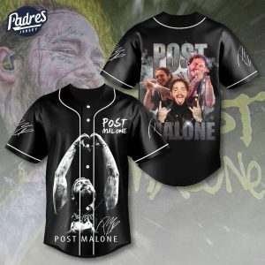 Post Malone I Love Fans Baseball Jersey Style 1