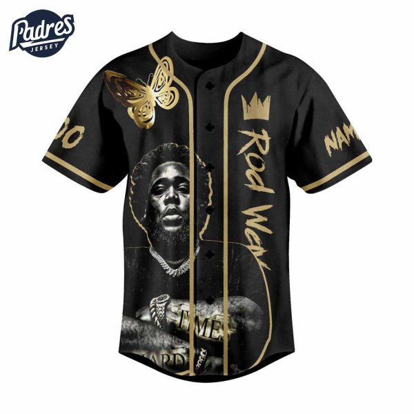 Rod Wave 2024 Last Lap Tour Custom Baseball Jersey Style 2