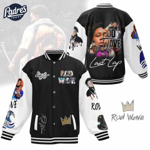 Rod Wave Last Lap Baseball Jacket 1