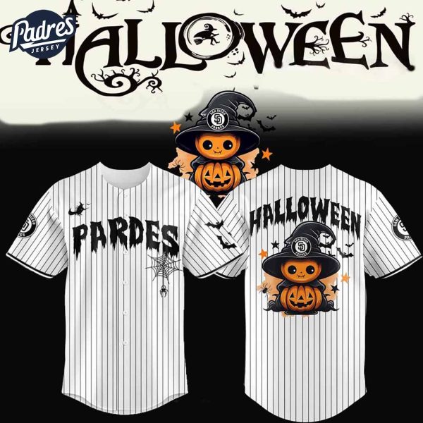 San Diego Padres Happy Halloween Baseball Jersey 1