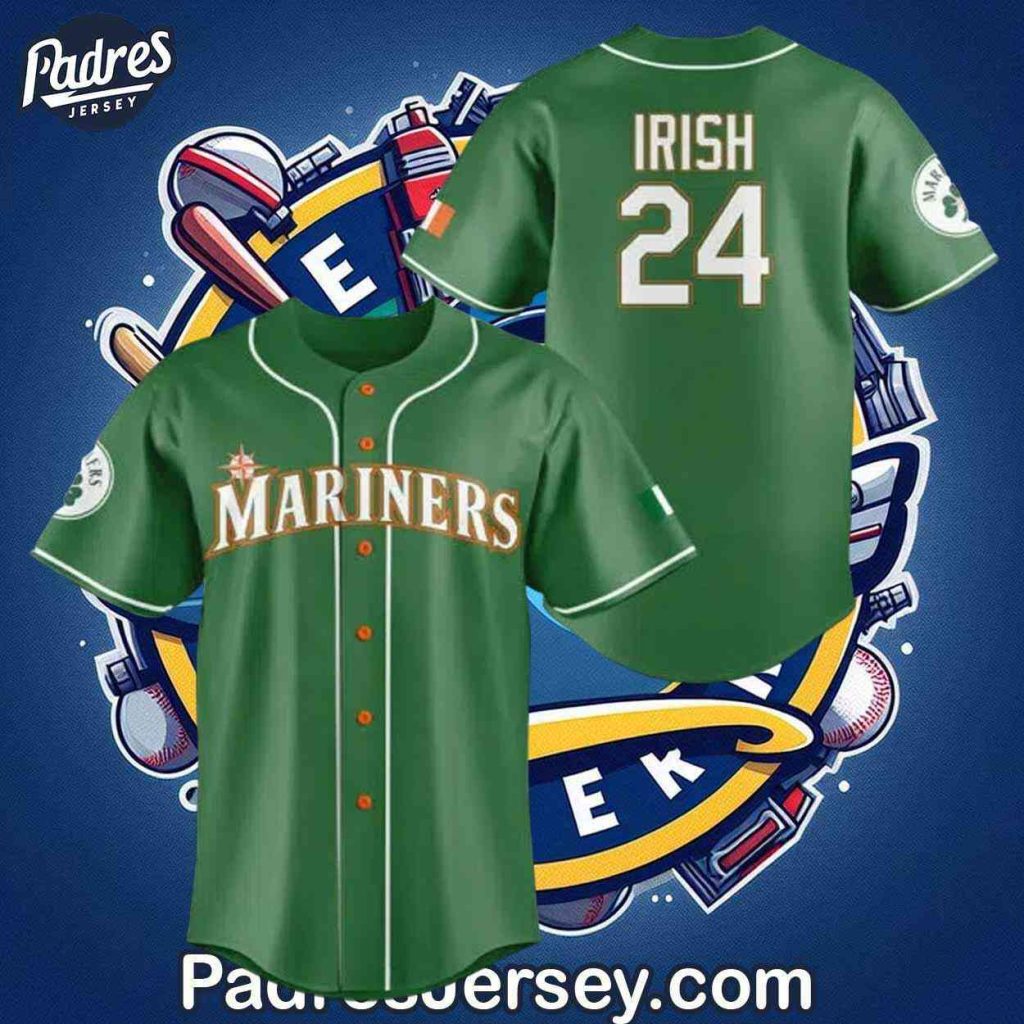 Seattle Mariners Irish Heritage Night Baseball Jersey